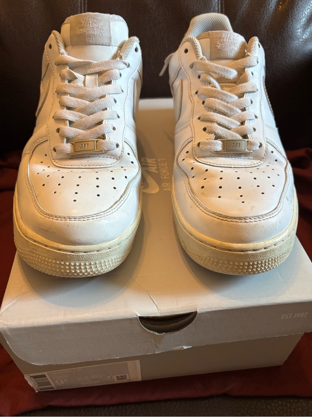 Nike White Men’s Low-Top Sneakers